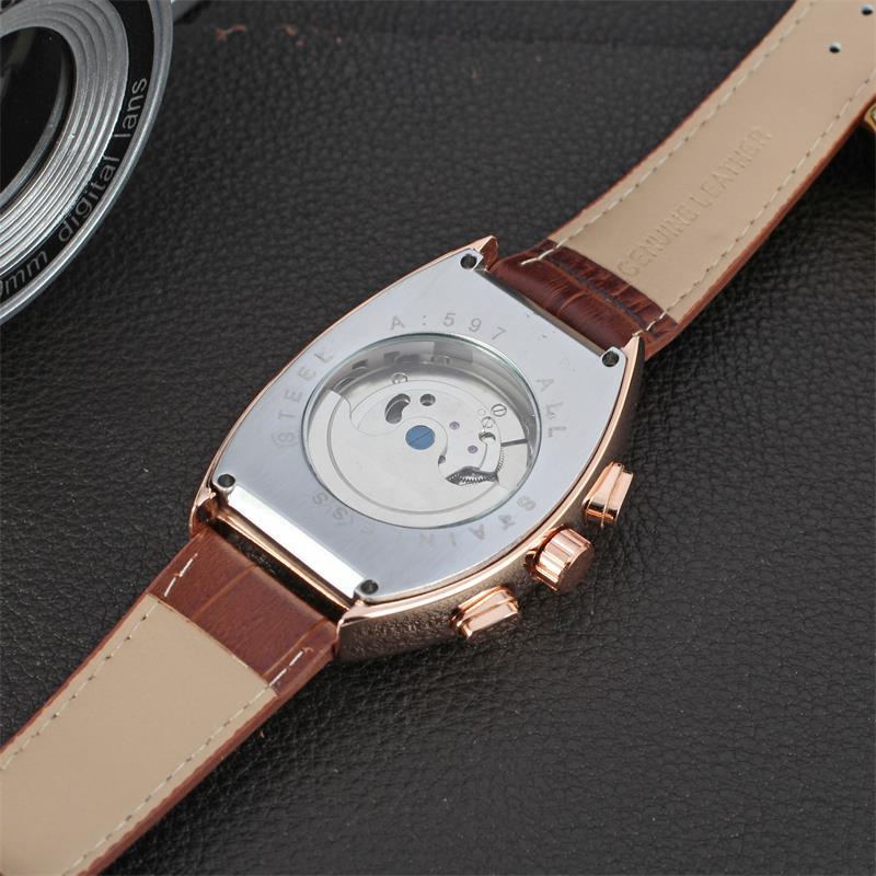FORSINING Automatic Leather Strap Watch