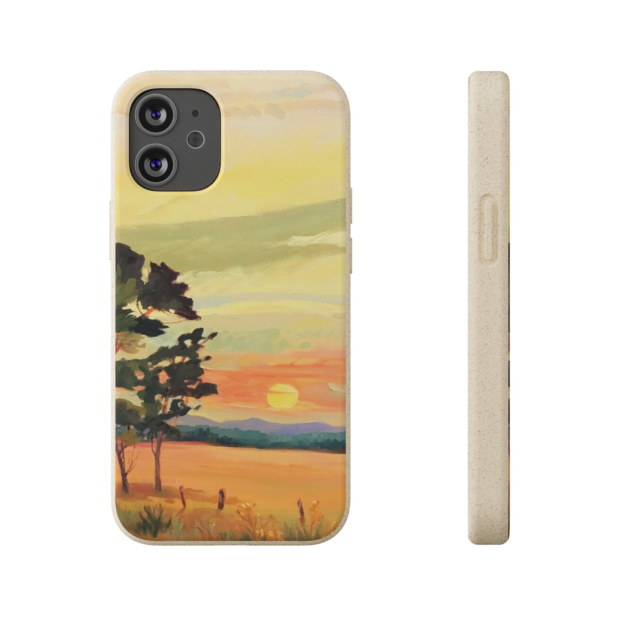 Biodegradable Phone Case with 'Sunrise' Landscape Original Artwork by Barbara Cleary-18