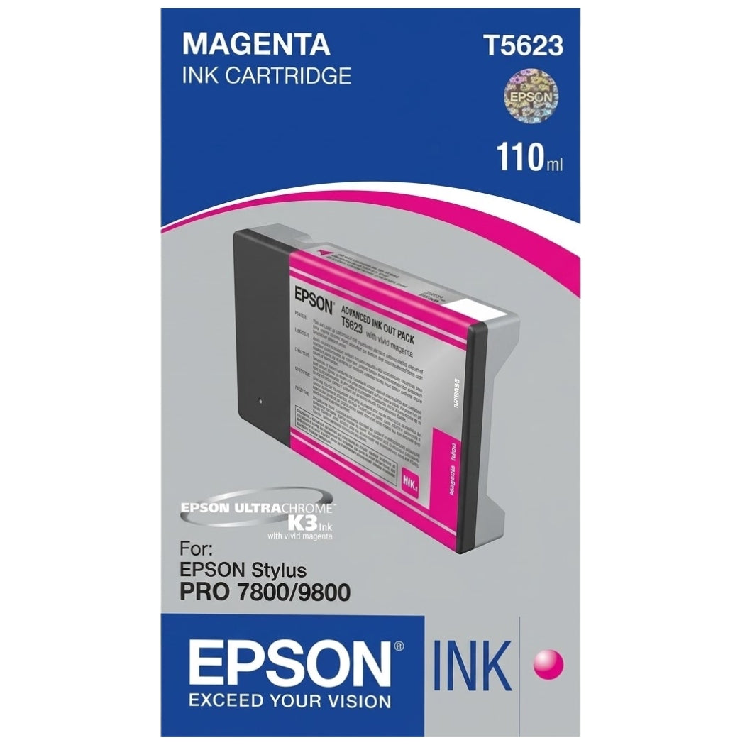 Original Epson T5623 Magenta 110ml Ink Cartridge-0