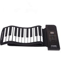 Portable 61-Key Silicone Hand Roll MIDI Keyboard