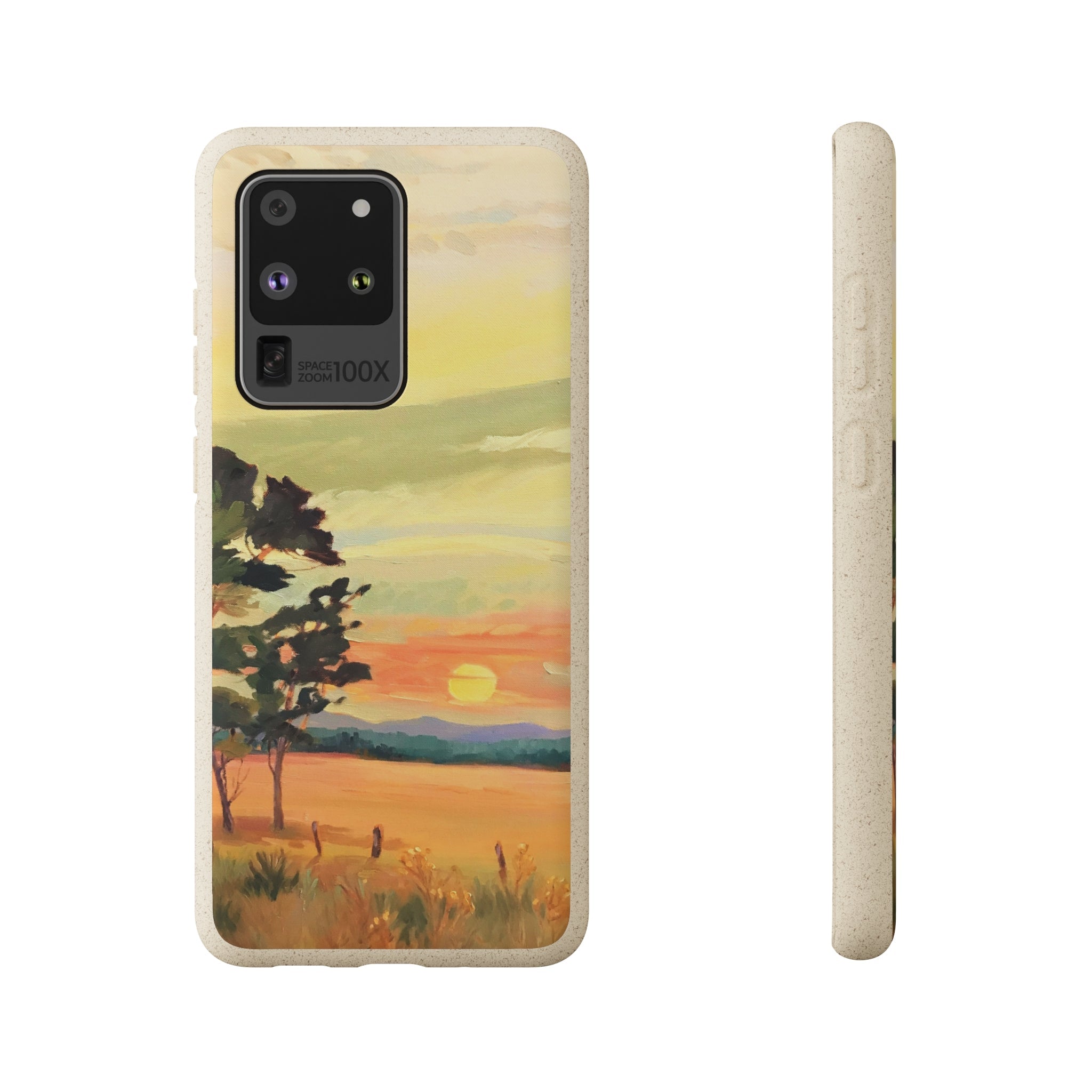 Biodegradable Phone Case with 'Sunrise' Landscape Original Artwork by Barbara Cleary-47