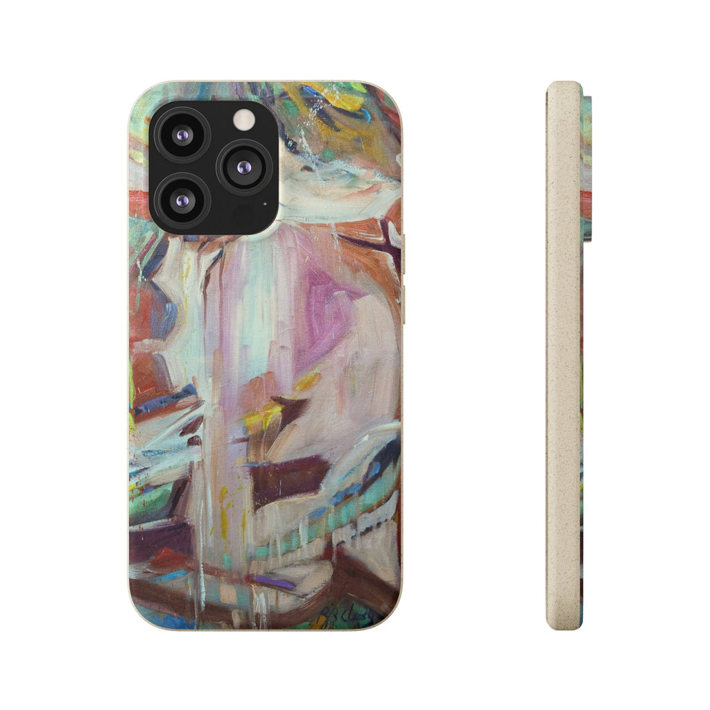 Biodegradable Phone Case with 'All Seasons' Abstract Original Artwork by Barbara Cleary-15