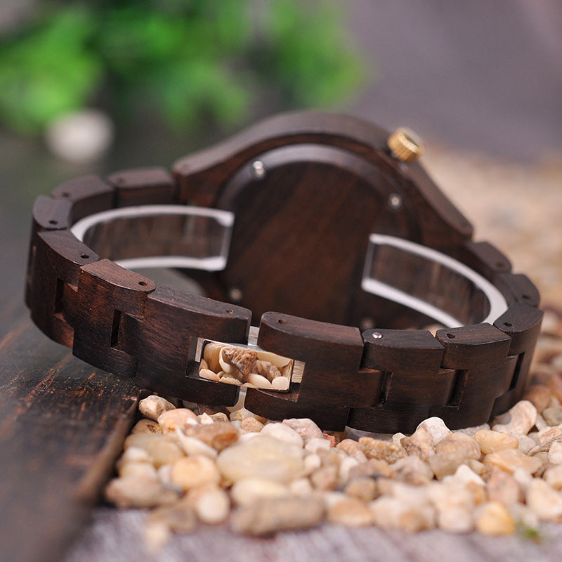 All-Wood Waterproof Quartz Watch