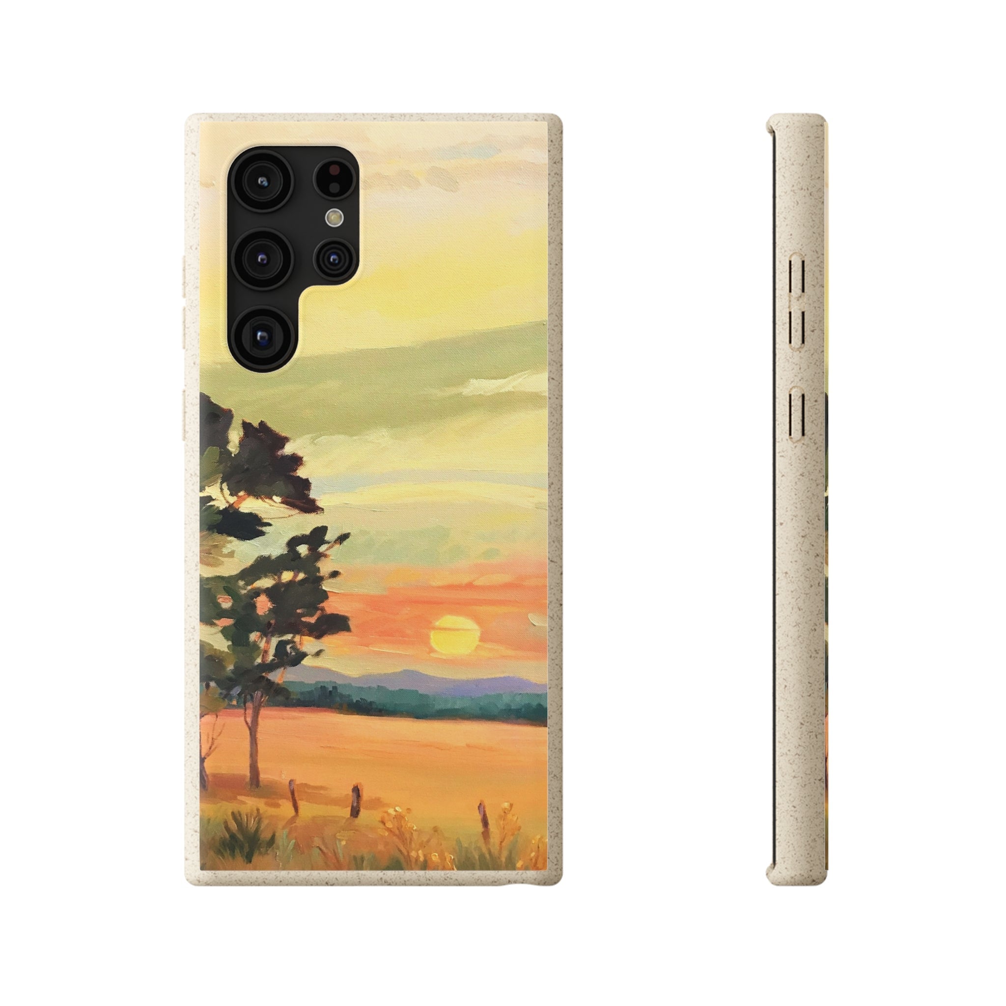 Biodegradable Phone Case with 'Sunrise' Landscape Original Artwork by Barbara Cleary-35
