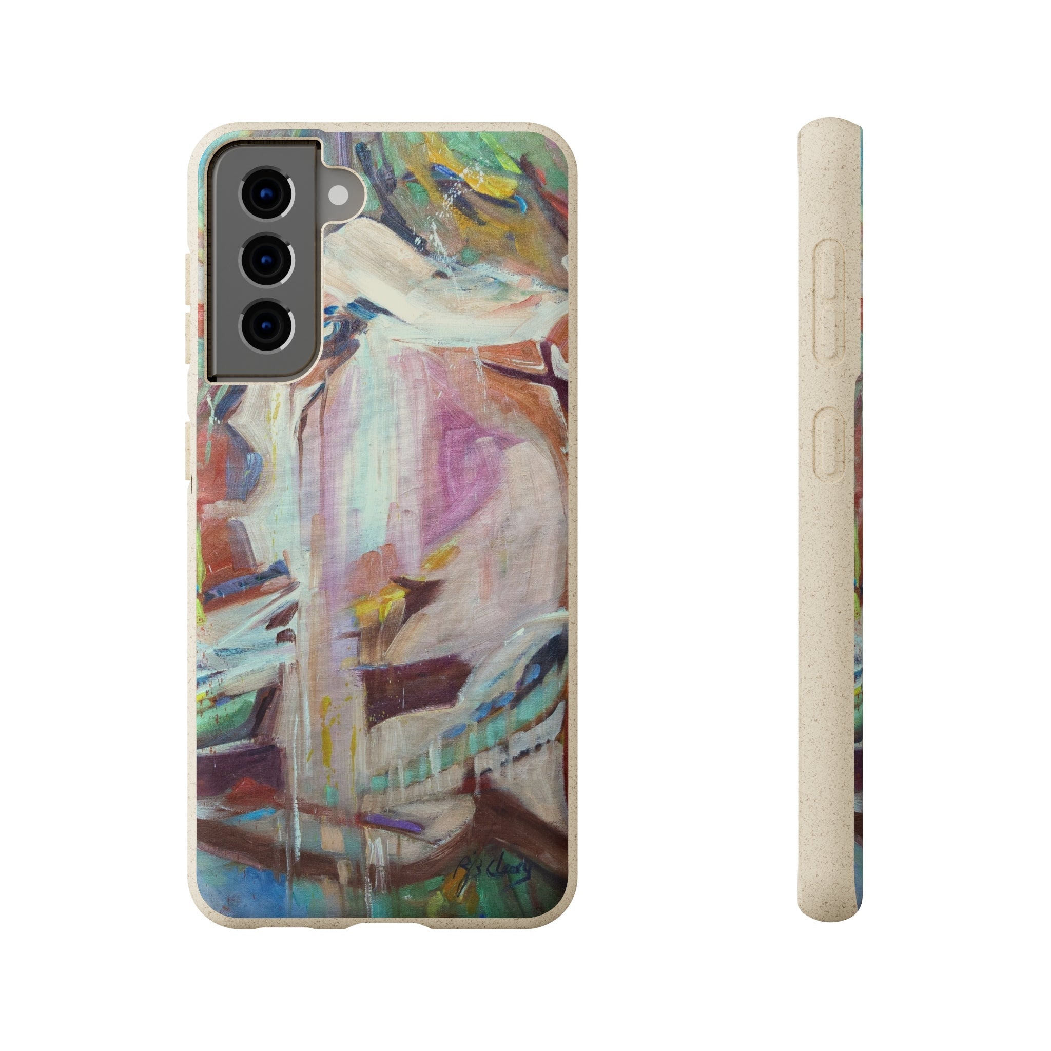 Biodegradable Phone Case with 'All Seasons' Abstract Original Artwork by Barbara Cleary-42