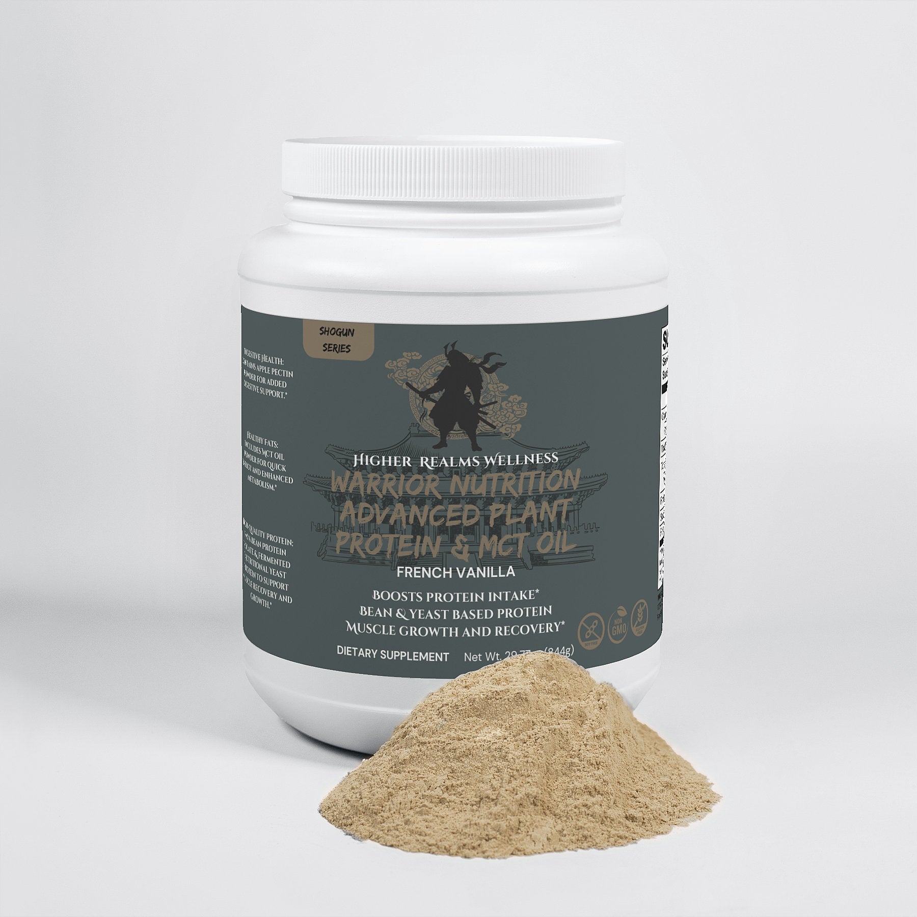 Warrior Nutrition Advanced Plant Protein & MCT Oil (French Vanilla)-1