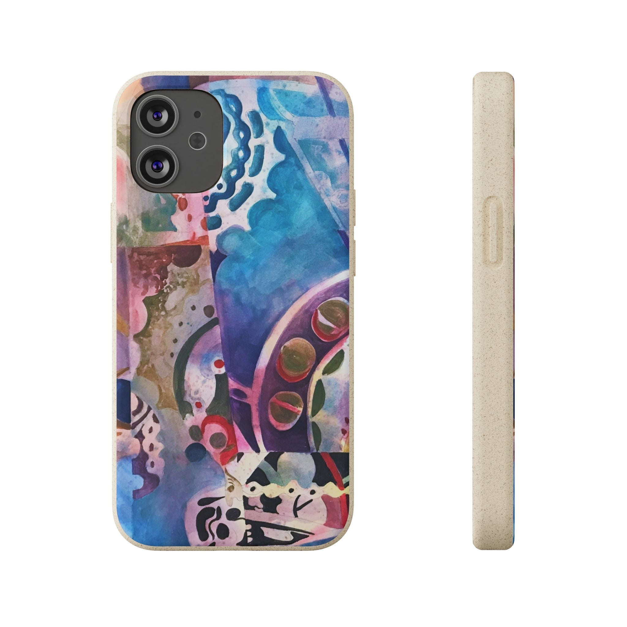 Biodegradable Phone Case with 'Kaleidoscope' Abstract Original Artwork by Barbara Cleary-28