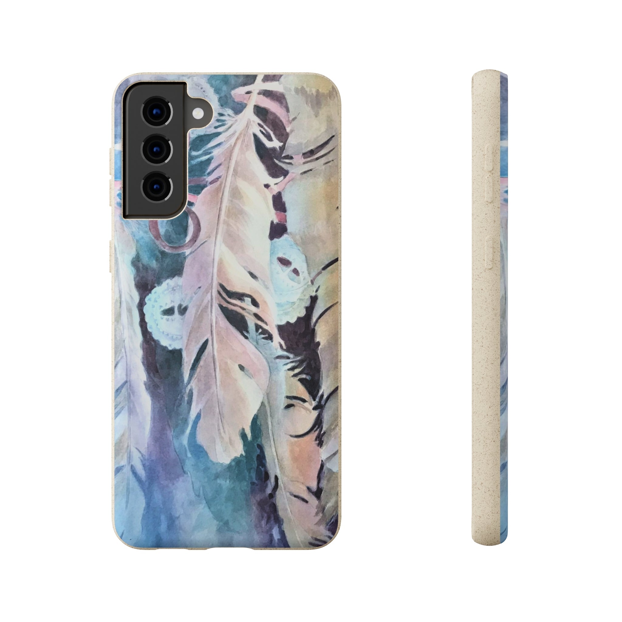Biodegradable Phone Case with 'Conchos' Watercolor Original Artwork by Barbara Cleary-37