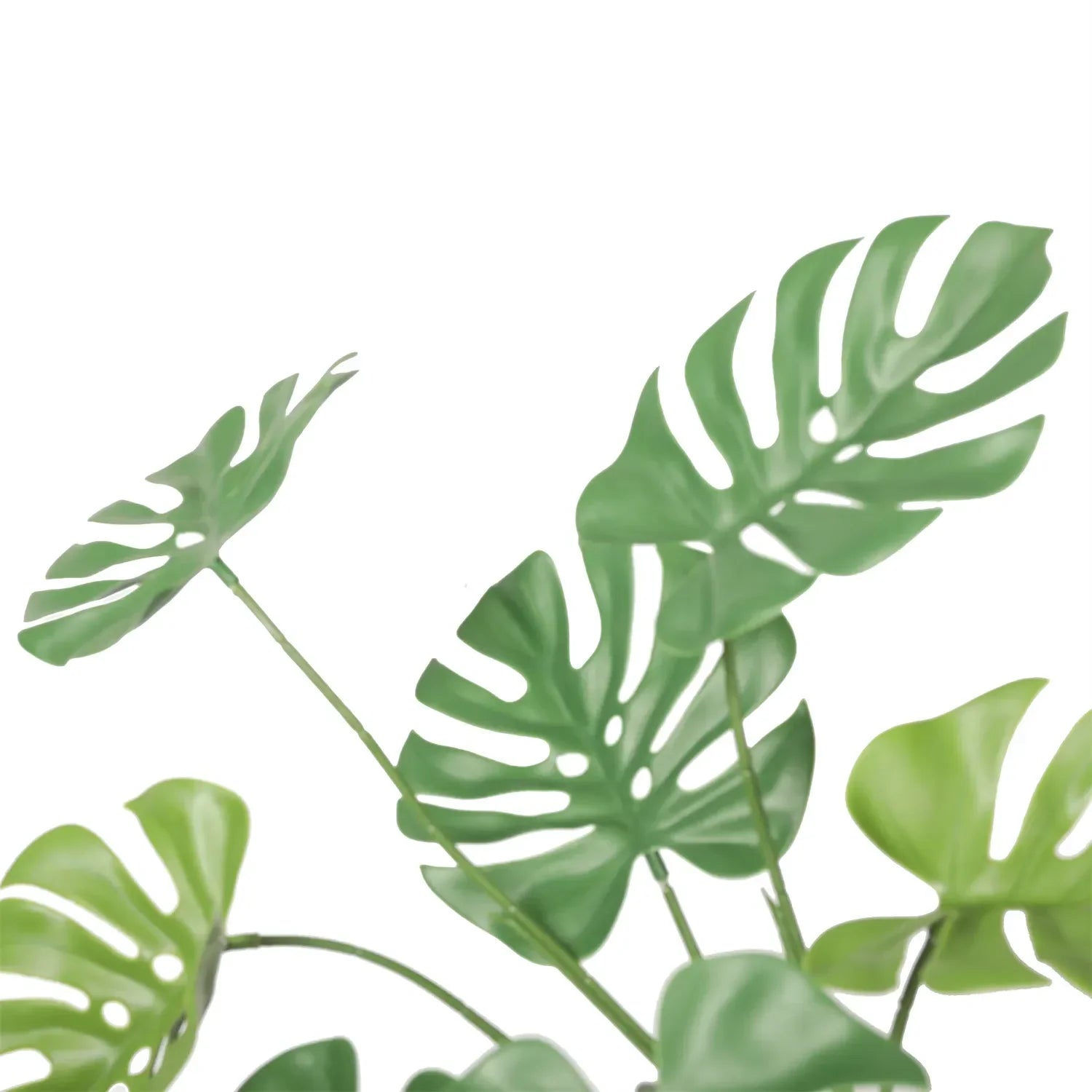 Monstera Split Leaf Philodendron Artificial Plant Stem 24in – UV Resistant-4