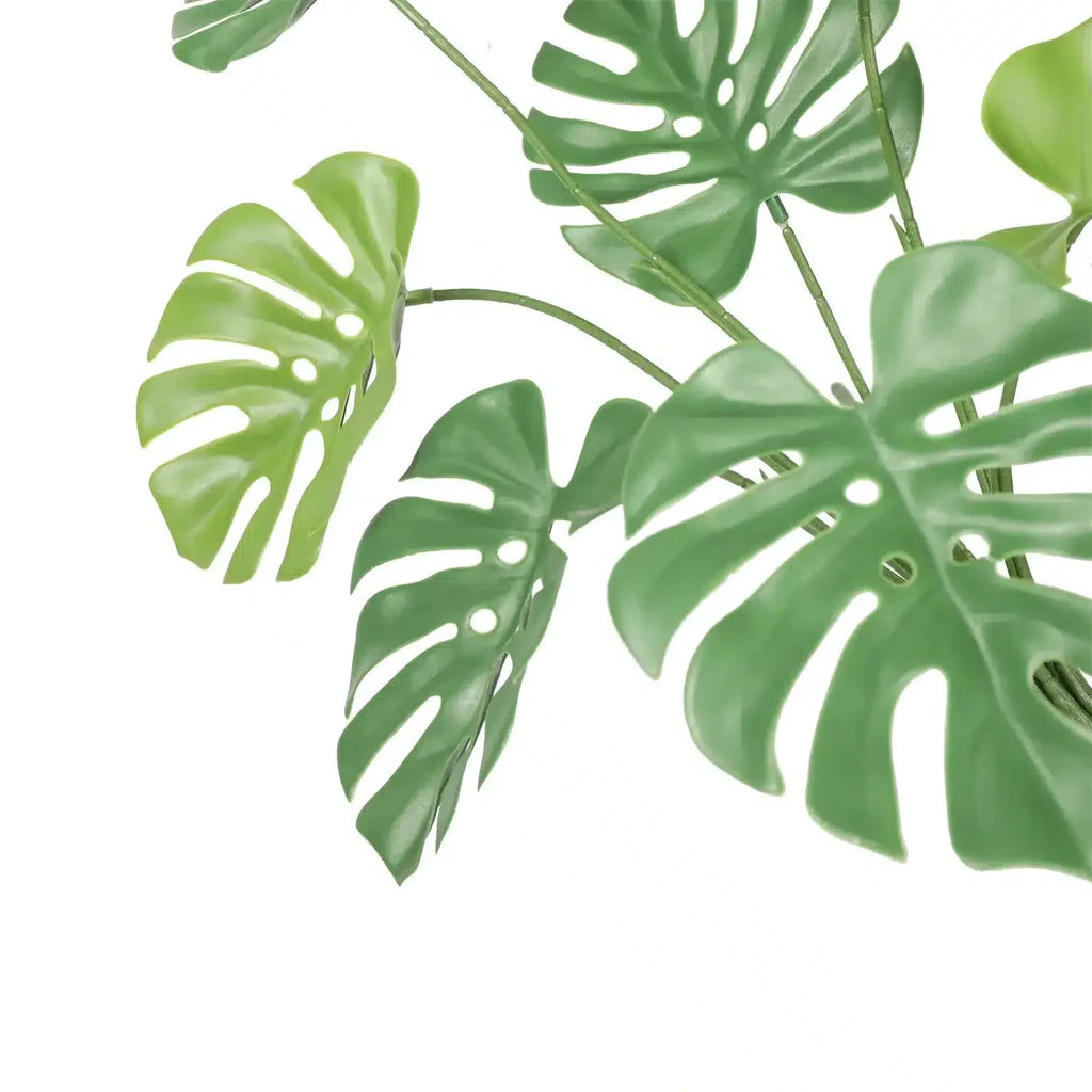 Monstera Split Leaf Philodendron Artificial Plant Stem 24in – UV Resistant-3