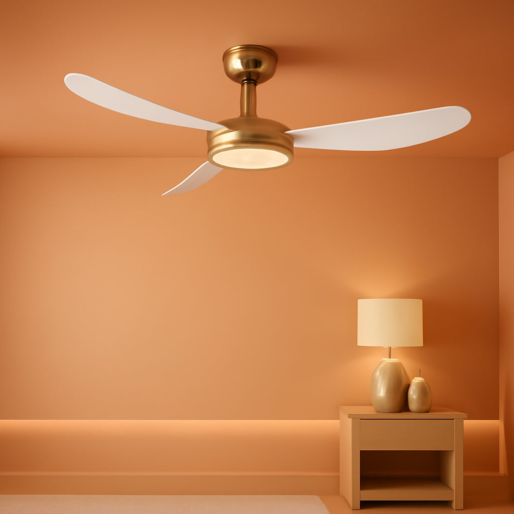 Forty Two Inches Contemporary Ceiling Fan With Dimmable LED-0
