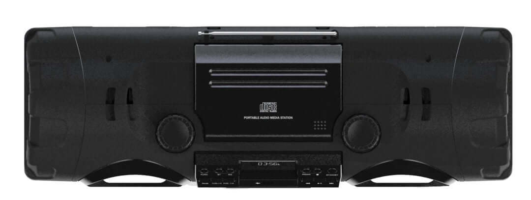 Naxa MP3/CD Bass Reflex Boombox and PA System with Bluetooth-1