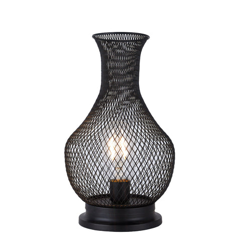 11'' Tall Battery Operated Lamp Cordless Decorative Lamp with LED Edison Bulb-1