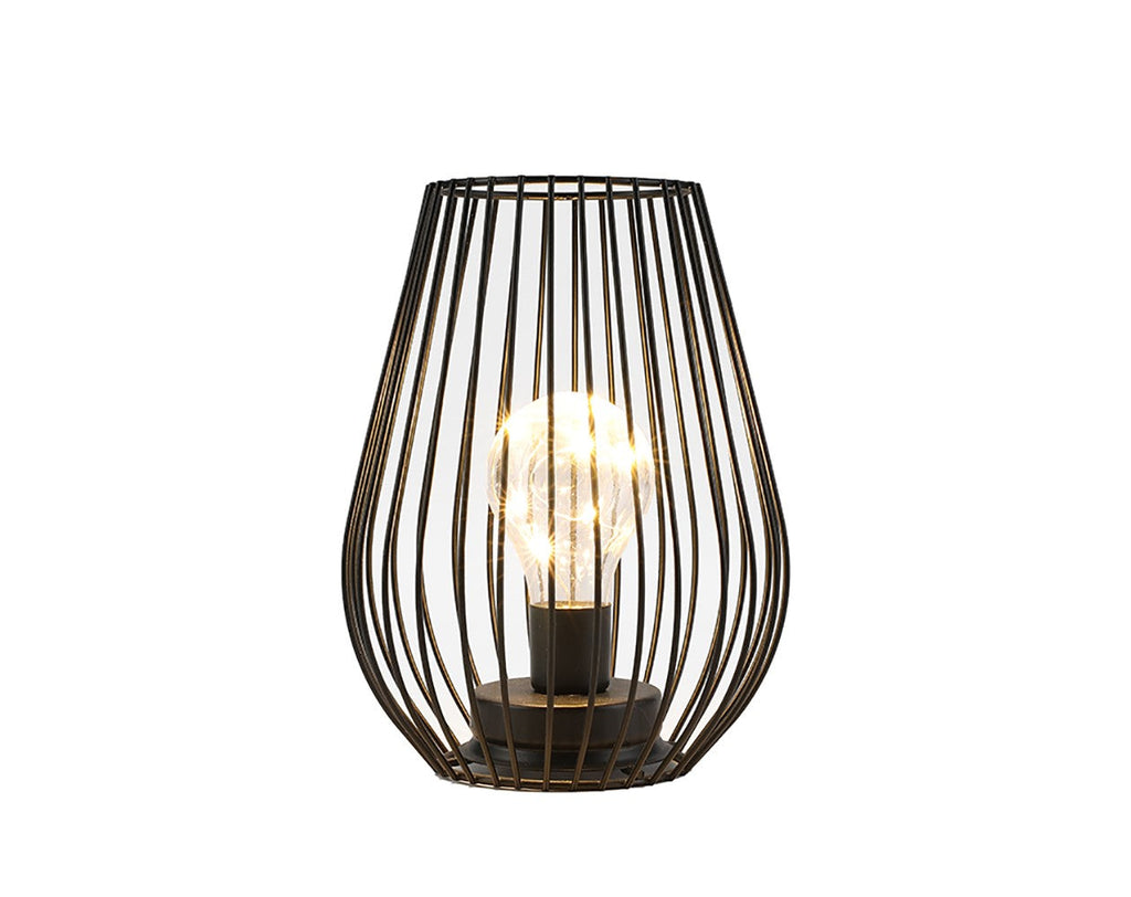8'' Tall Cage ShapeTable Lamp Battery Lanterns-1