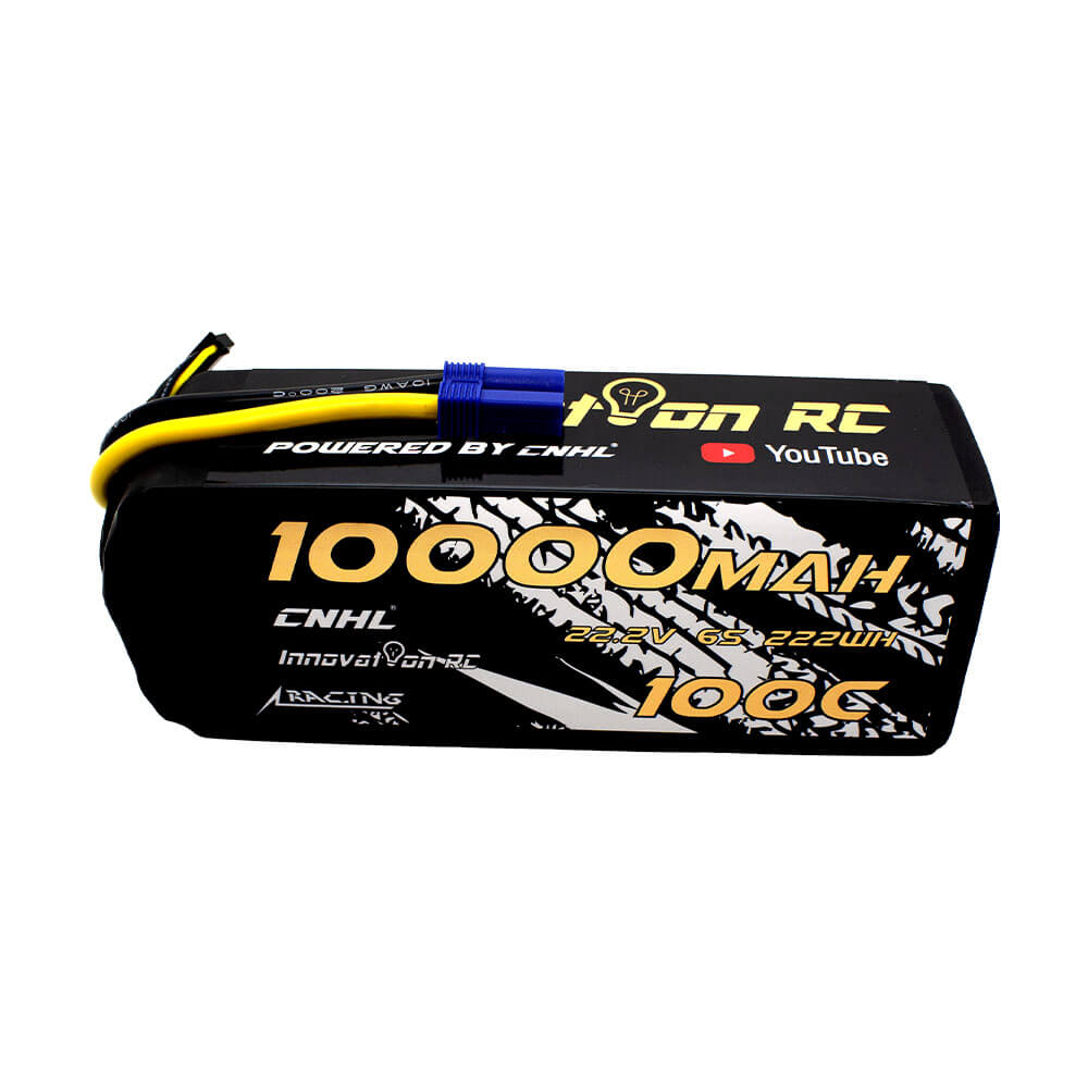 CNHL Innovation RC Series 10000mAh 22.2V 6S 100C Lipo Battery with EC5 Plug-0