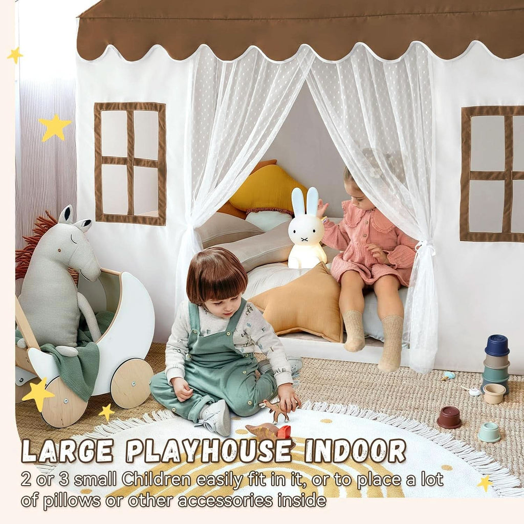 Princess Indoor Creative Play Tent 57 Inches Long With Mat-1