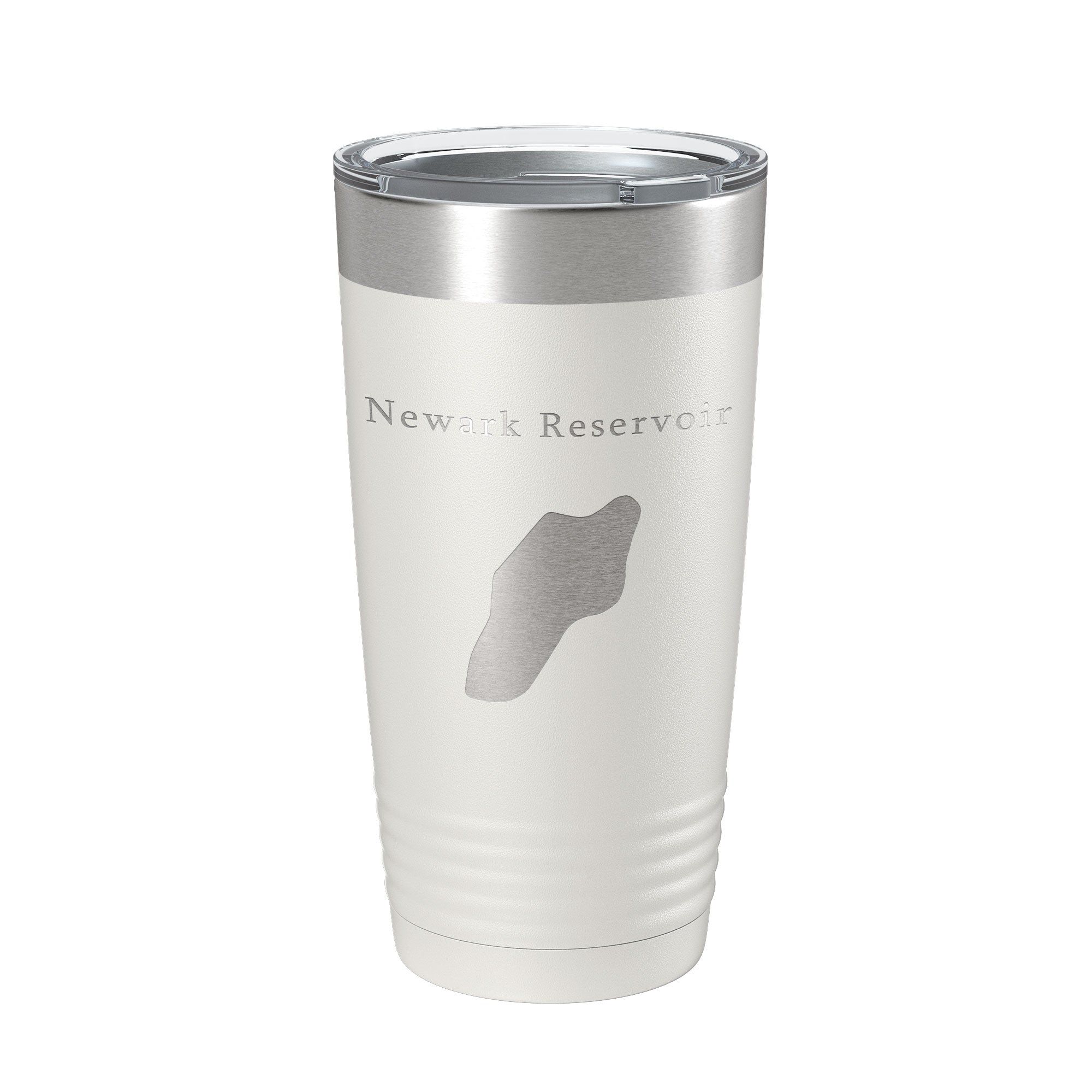 Newark Reservoir Tumbler Lake Map Travel Mug Insulated Laser Engraved Coffee Cup Delaware 20 oz-7