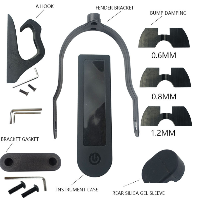 M365 Scooter Accessories Set: Stand, Hooks, Silicone Covers