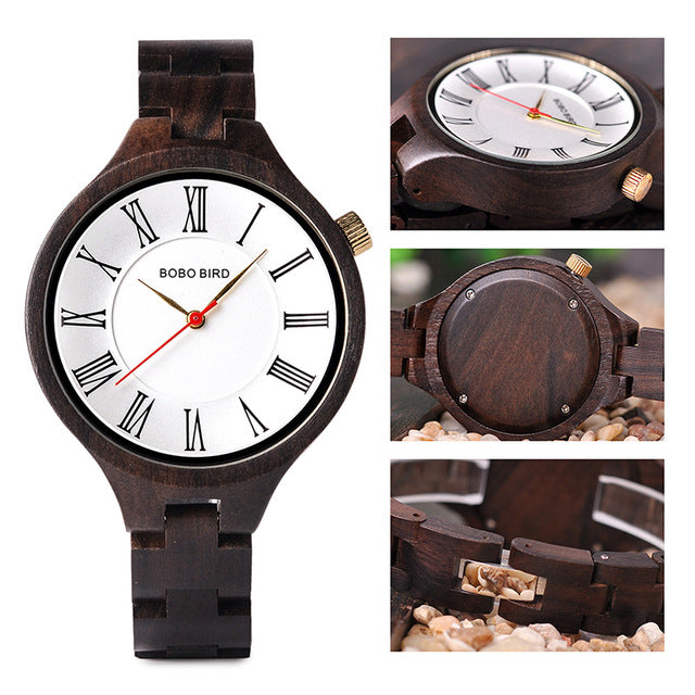 All-Wood Waterproof Quartz Watch