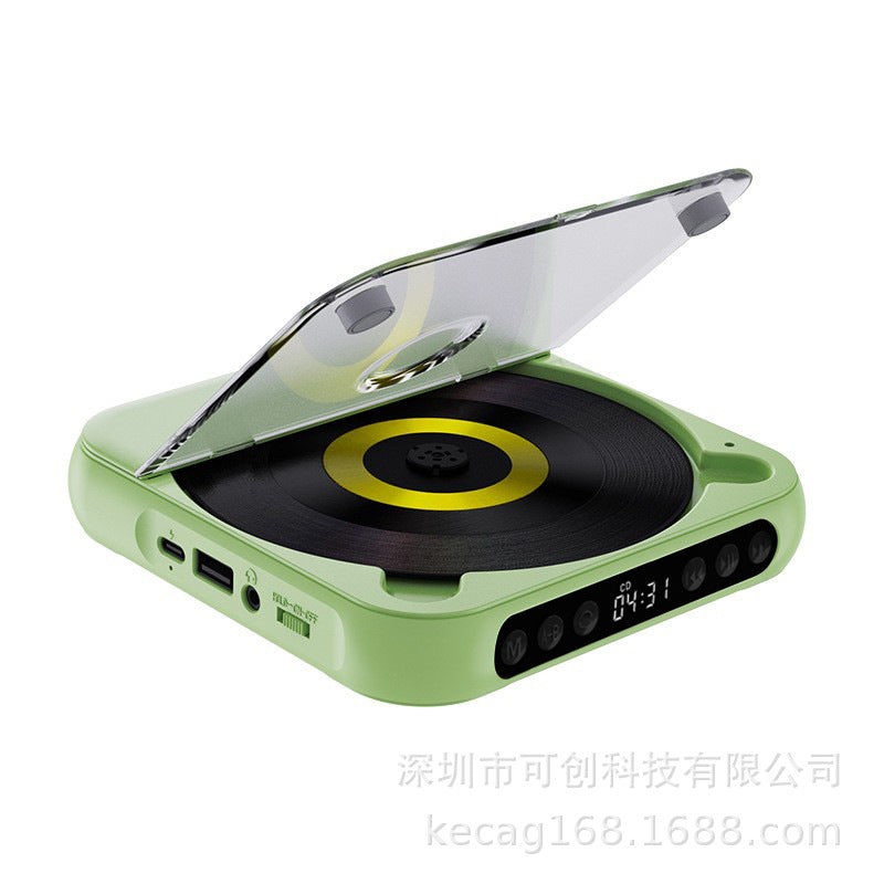 Bluetooth CD Player - Portable Mini Speaker for English Listening