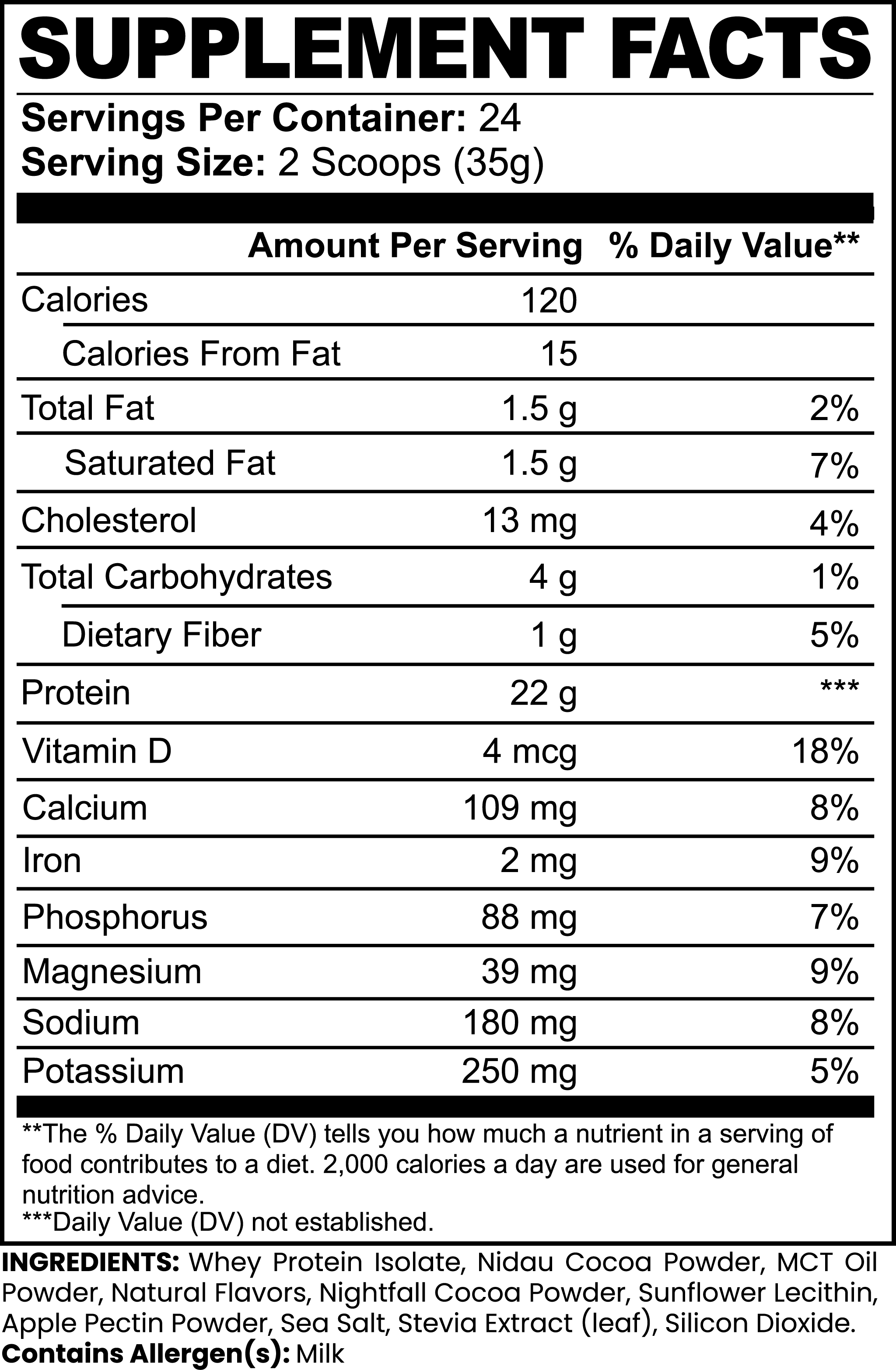 Warrior Nutrition 100% Whey Protein Isolate & MCT Oil (Rich Chocolate)-4