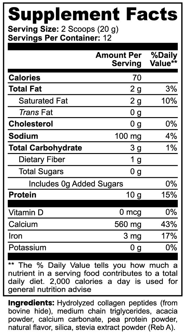 Grass-Fed Collagen Peptides (French Vanilla)-4