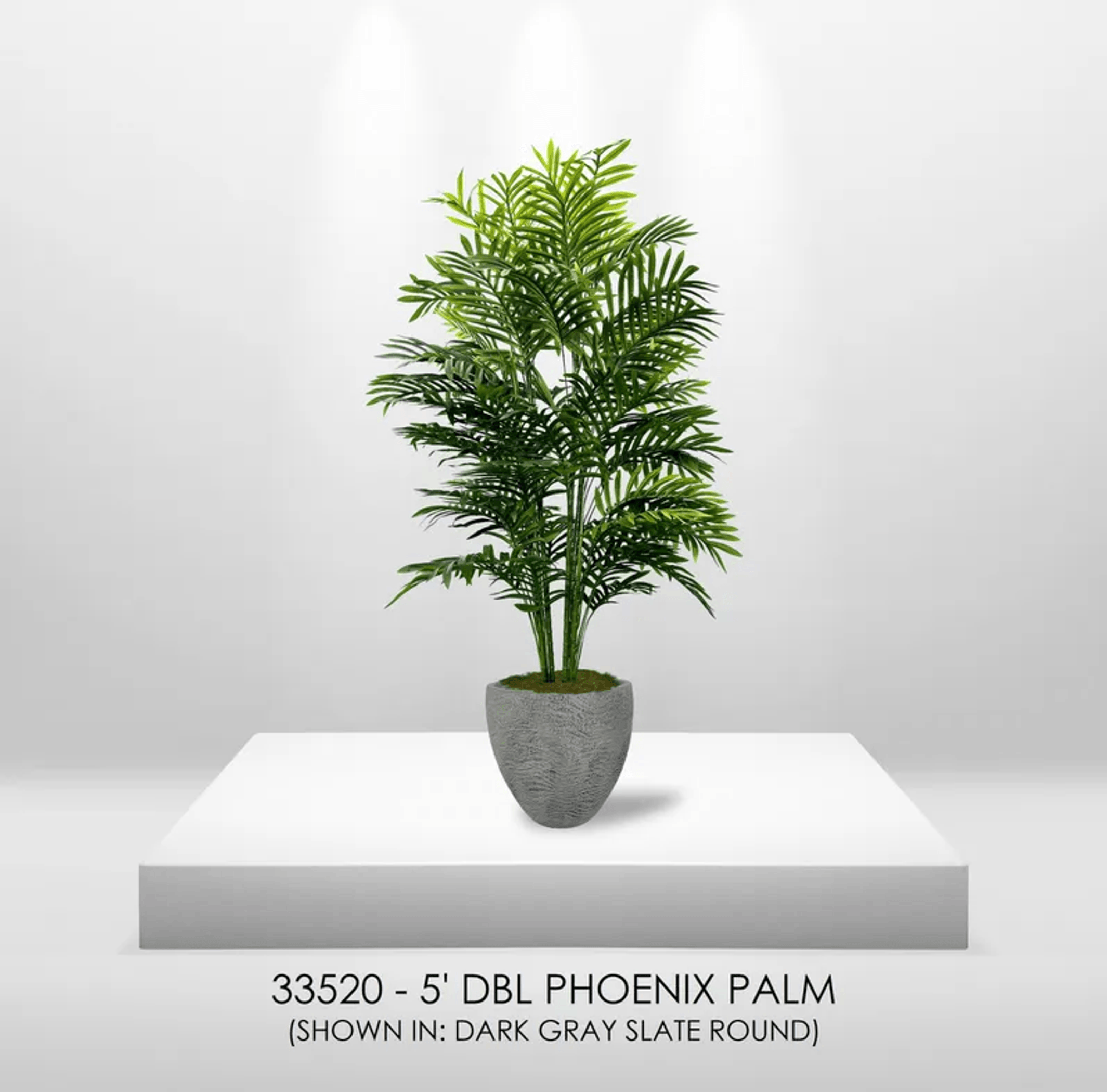 5' Realistic Artificial Double Phoenix Palm-3