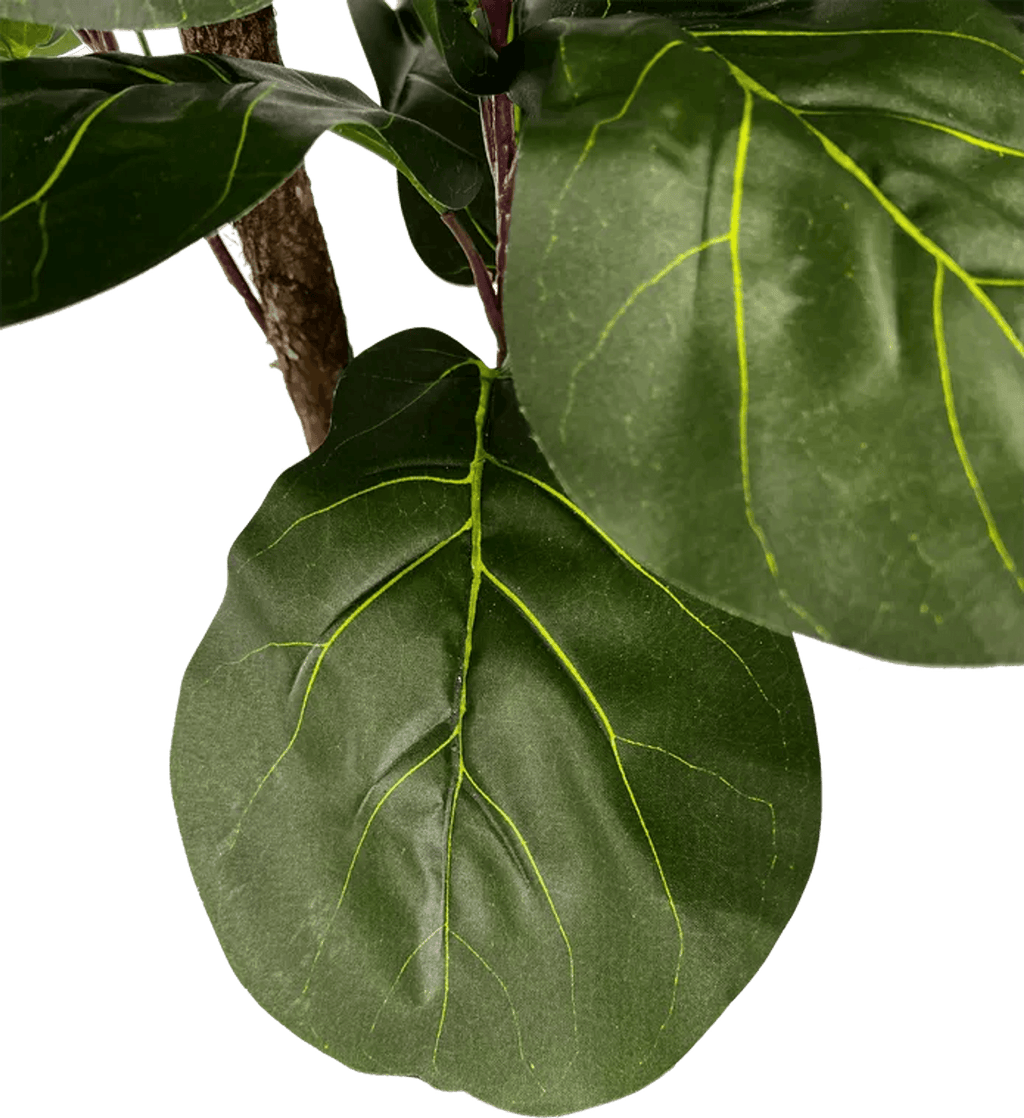 3' Realistic Designer Artificial Fig Tree With Wood Trunk-3