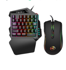 Gaming Keyboard and Mouse Set: MoBo V30 & K27