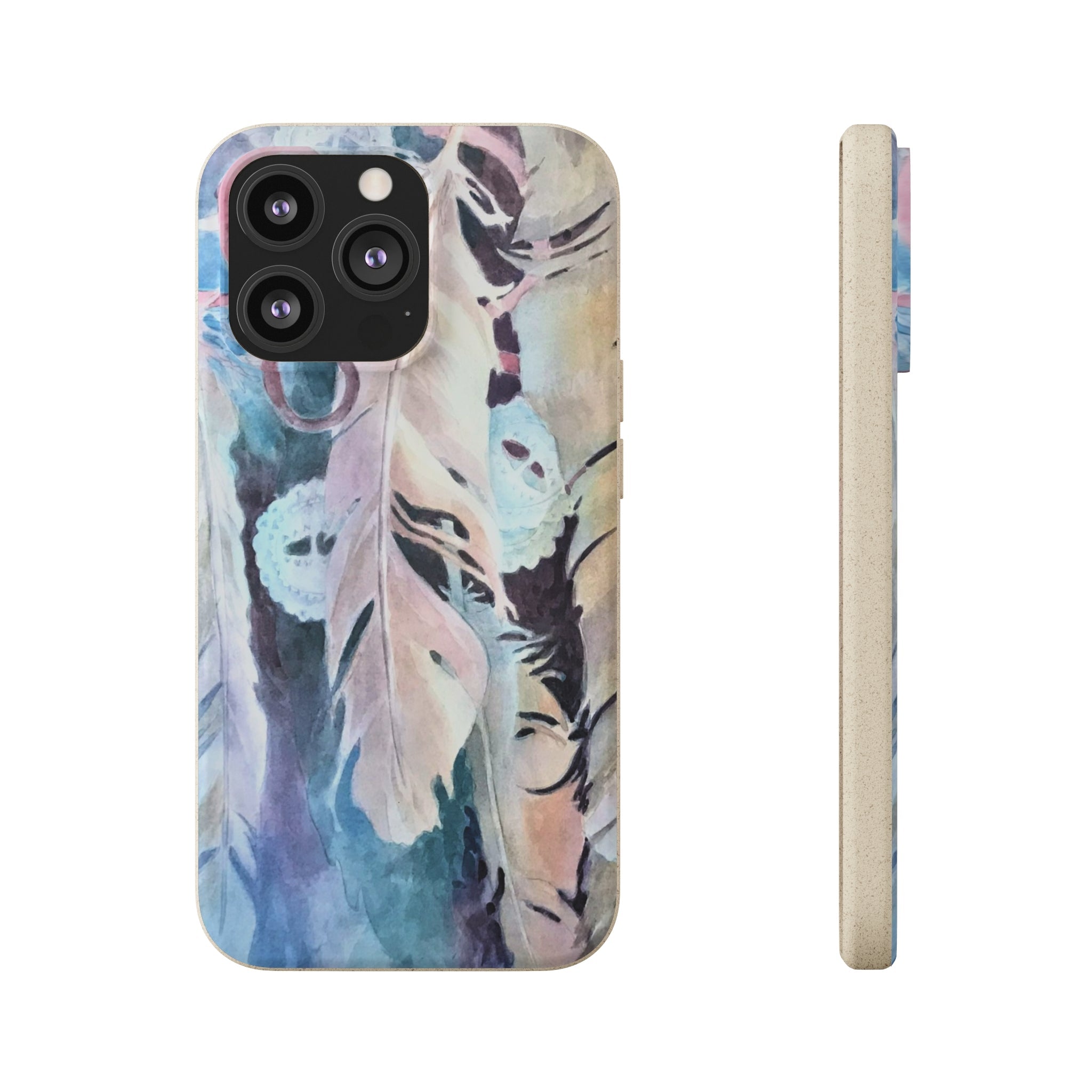 Biodegradable Phone Case with 'Conchos' Watercolor Original Artwork by Barbara Cleary-15