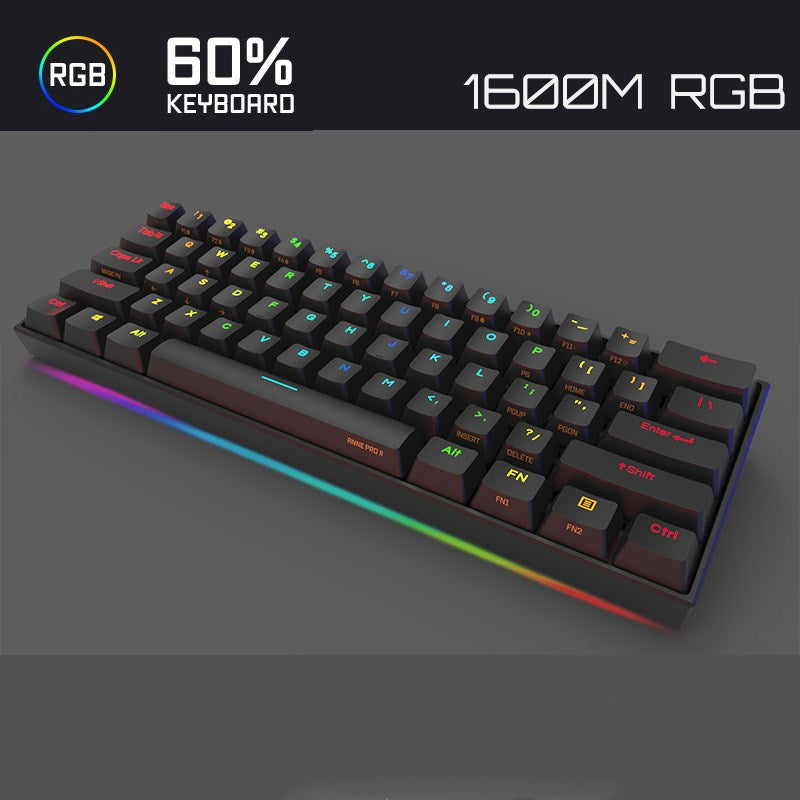 ANNE PRO 2 Bluetooth Mechanical Keyboard 60% RGB