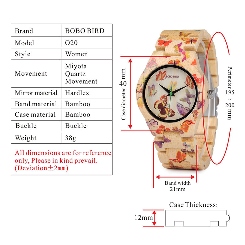 Casual Wood Watch - Quartz All-Wood Women's Watch