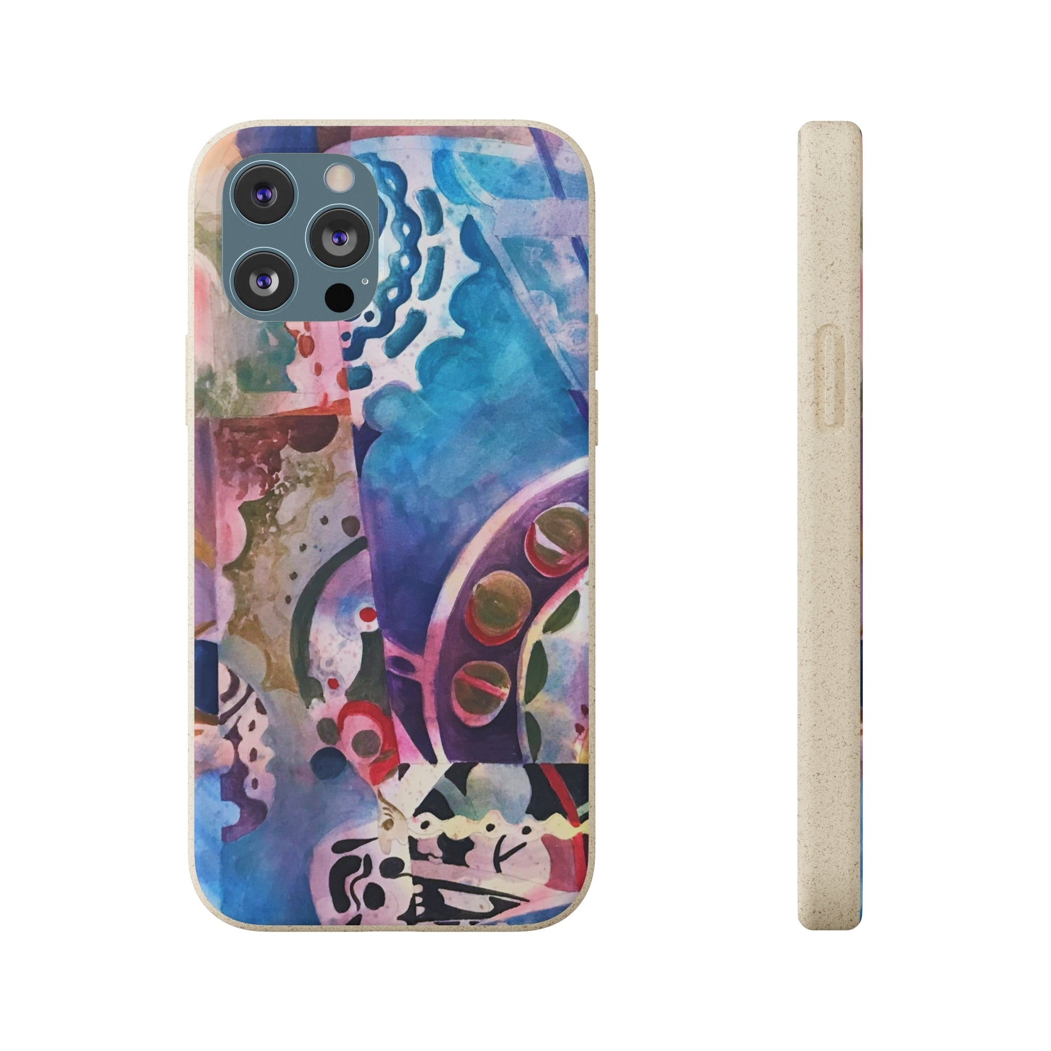 Biodegradable Phone Case with 'Kaleidoscope' Abstract Original Artwork by Barbara Cleary-20