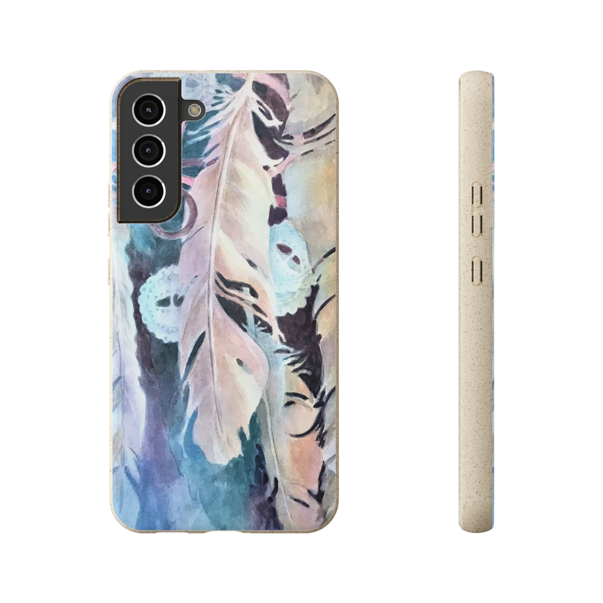 Biodegradable Phone Case with 'Conchos' Watercolor Original Artwork by Barbara Cleary-40
