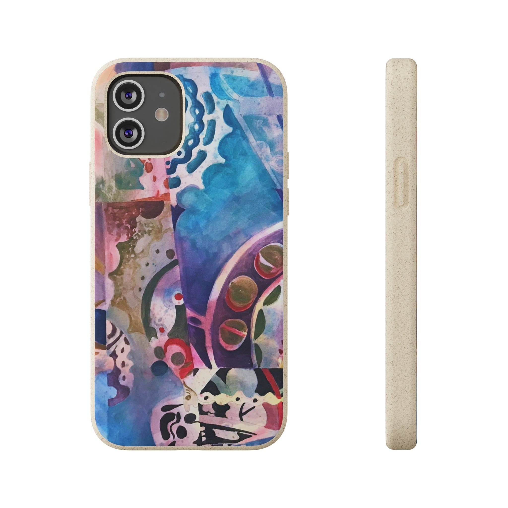 Biodegradable Phone Case with 'Kaleidoscope' Abstract Original Artwork by Barbara Cleary-17