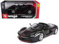 Ferrari LaFerrari F70 Aperta Black 1/24 Diecast Model Car by Bburago-0