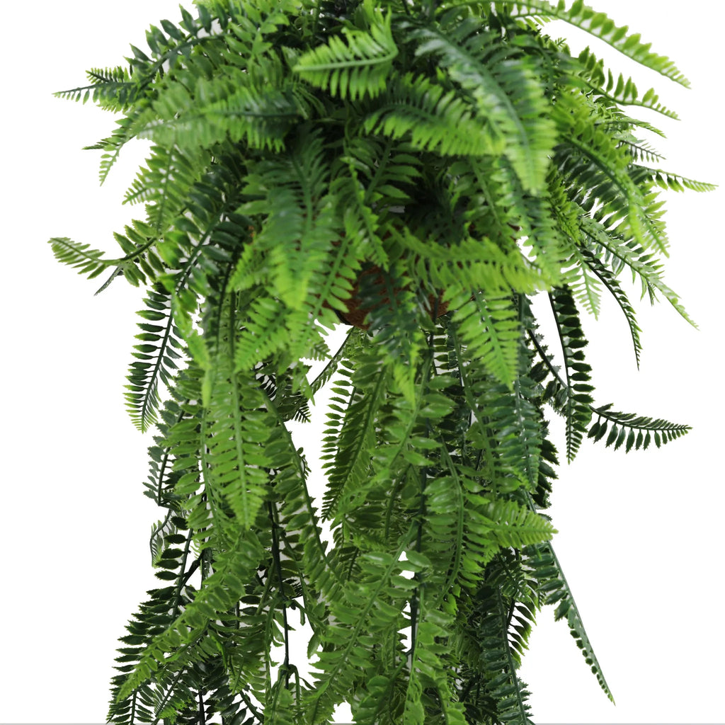 Fern Artificial Hanging Basket 13.8×49.2in – UV Resistant-3
