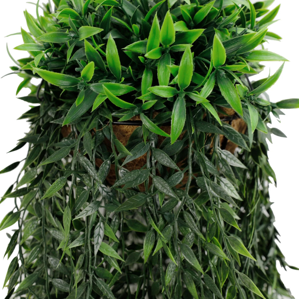Fern Artificial Hanging Basket 10.2×53.1in – UV Resistant-4
