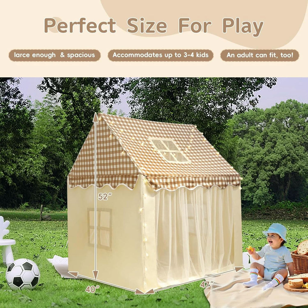Large 47x40x52 Inches Indoor Outdoor Playhouse Tent-2