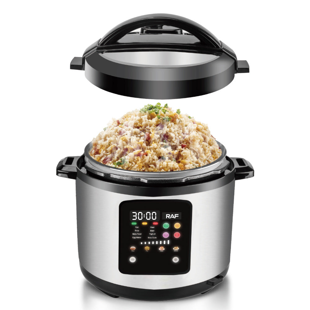 6L Electric Pressure Cooker with Non-Stick Function