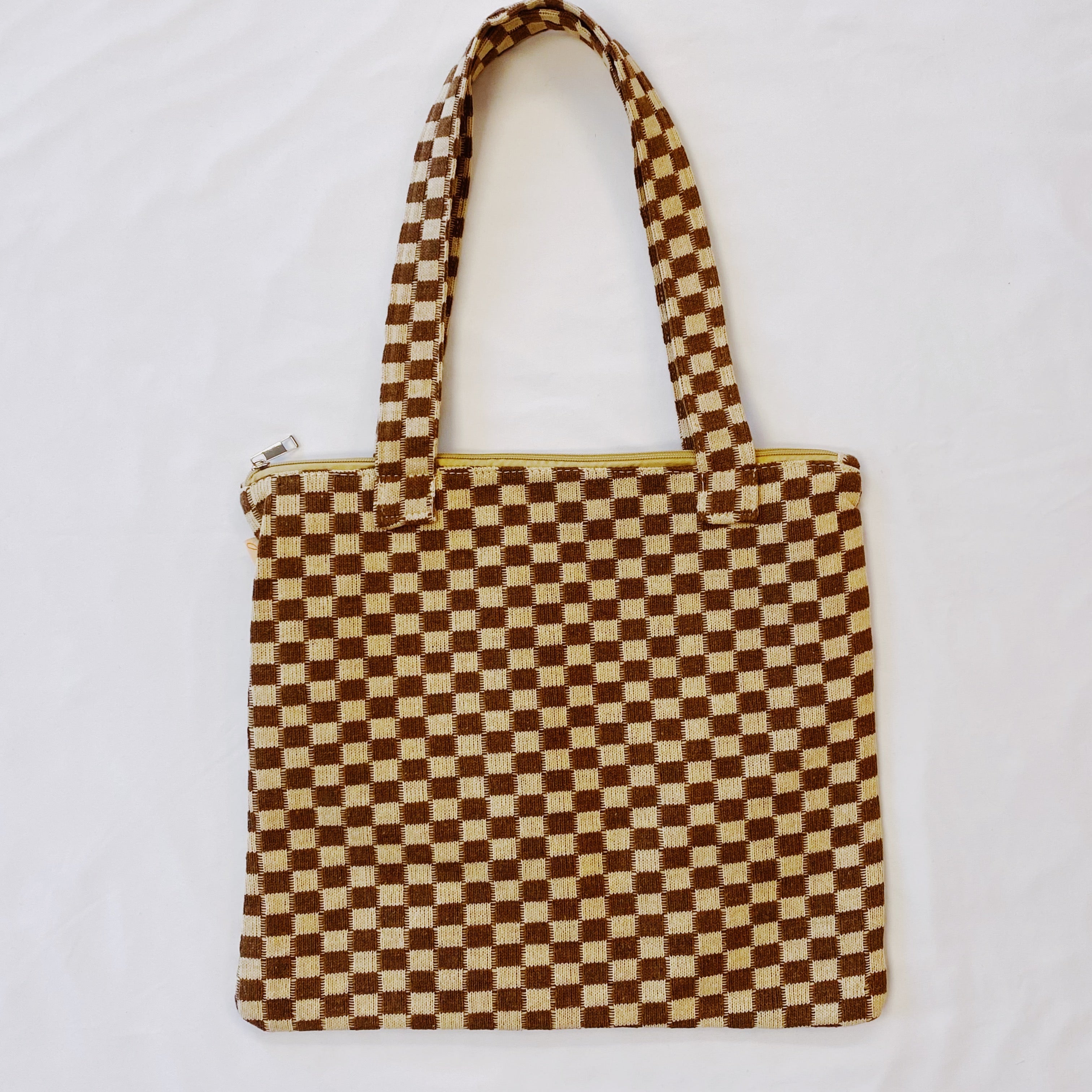 Check Yourself Zipped Tote Bag-6