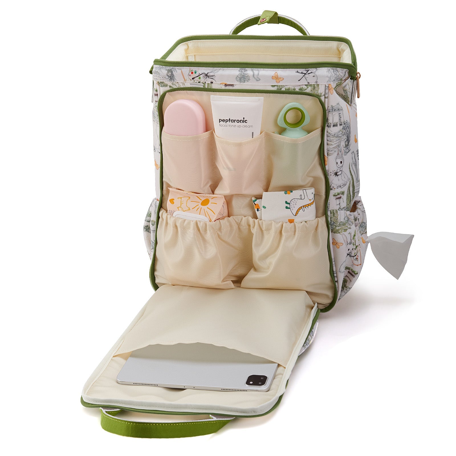 Wide Open Frame Diaper Bag Backpack-4