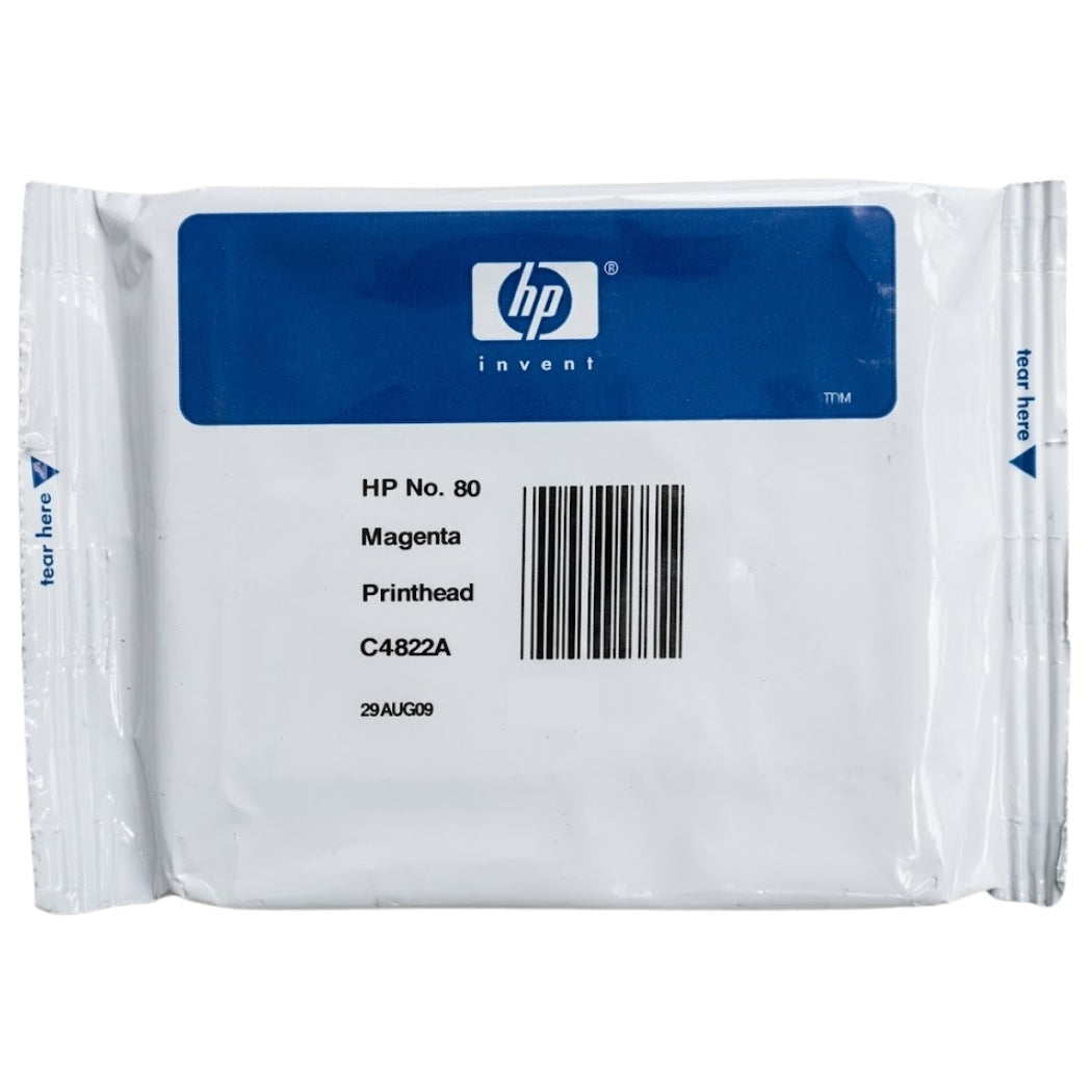 Original HP 80 Standard Yield Magenta Printhead, C4822A-0