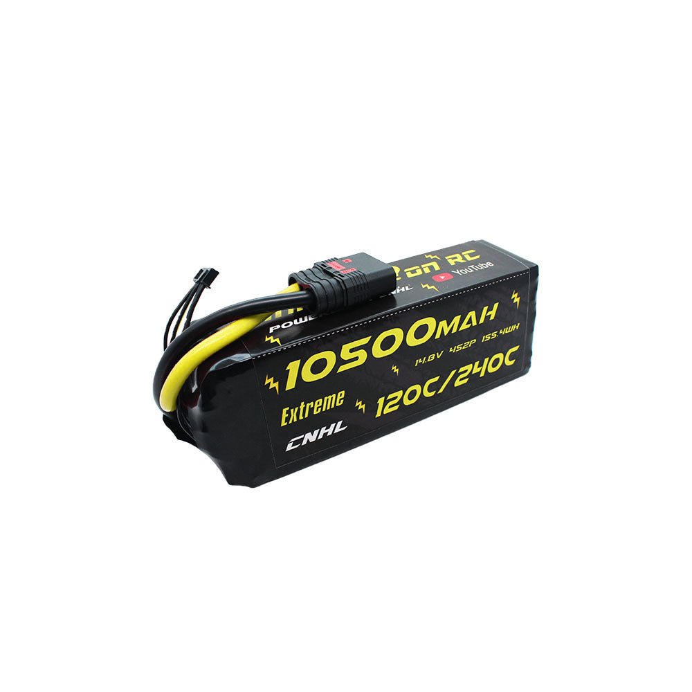 CNHL Innovation RC Extreme Series 10500mAh 14.8V 4S Lipo Battery 120C with QS8 Plug-2