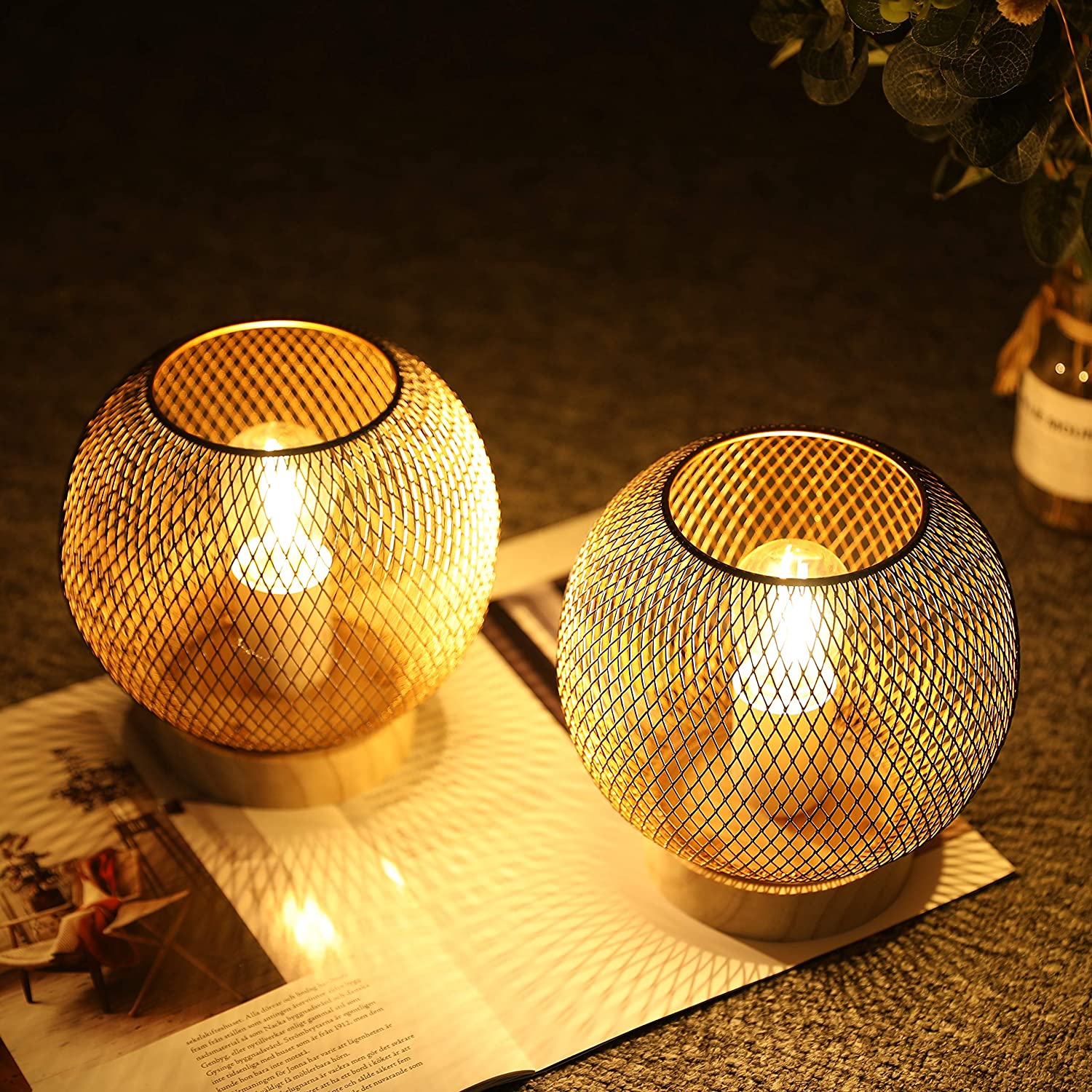 7.5''High Battery Powered Table Lamp ( Set of 2 )-2