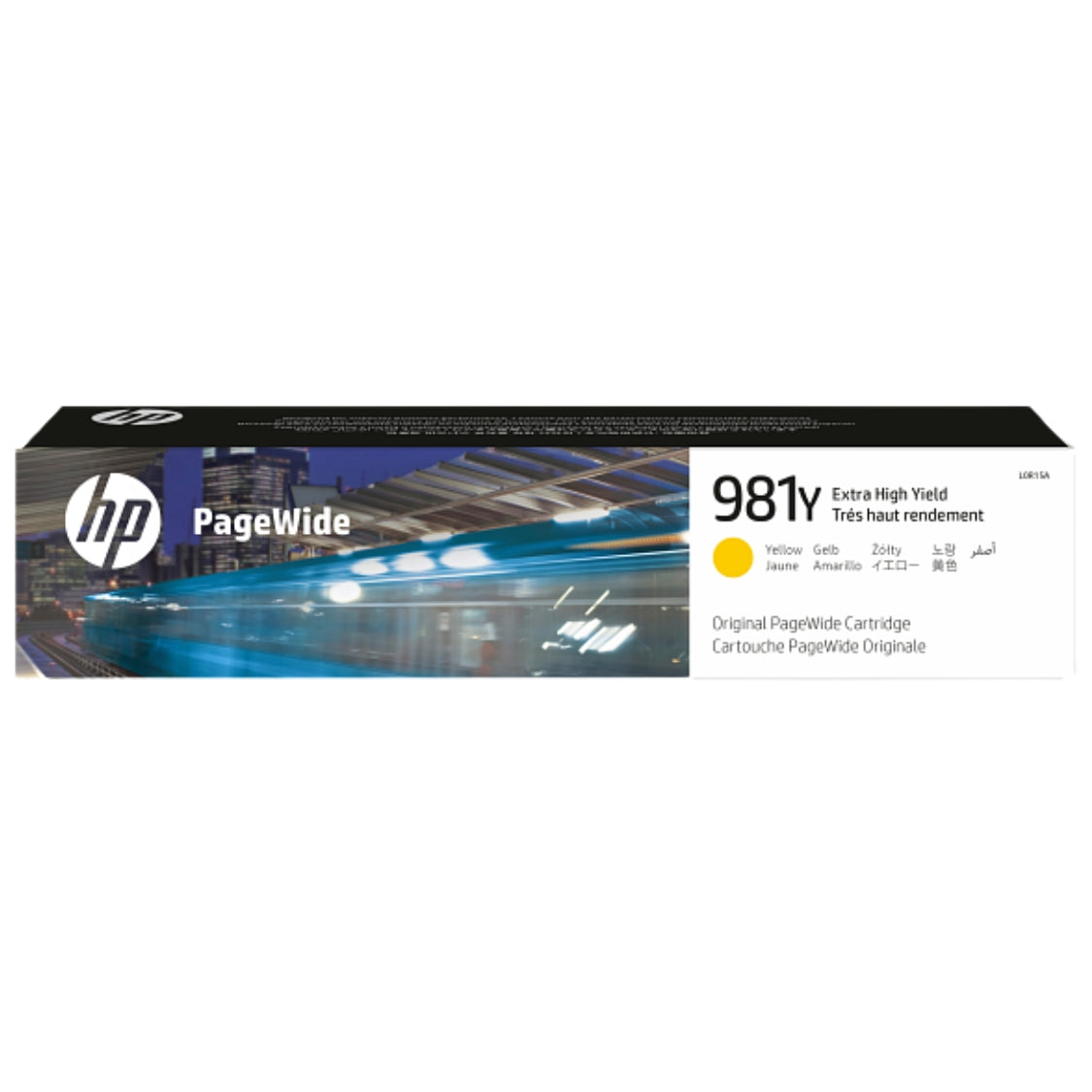 Genuine HP 981Y Extra High Yield Yellow PageWide Ink Cartridge, L0R15A-0