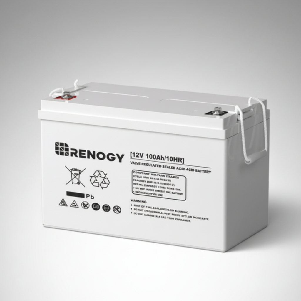12V 100Ah AGM Rechargeable Battery, Long-Lasting Deep Cycle Power Solution-1
