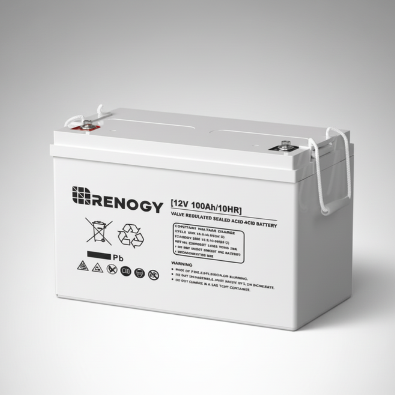 12V 100Ah AGM Rechargeable Battery, Long-Lasting Deep Cycle Power Solution-1