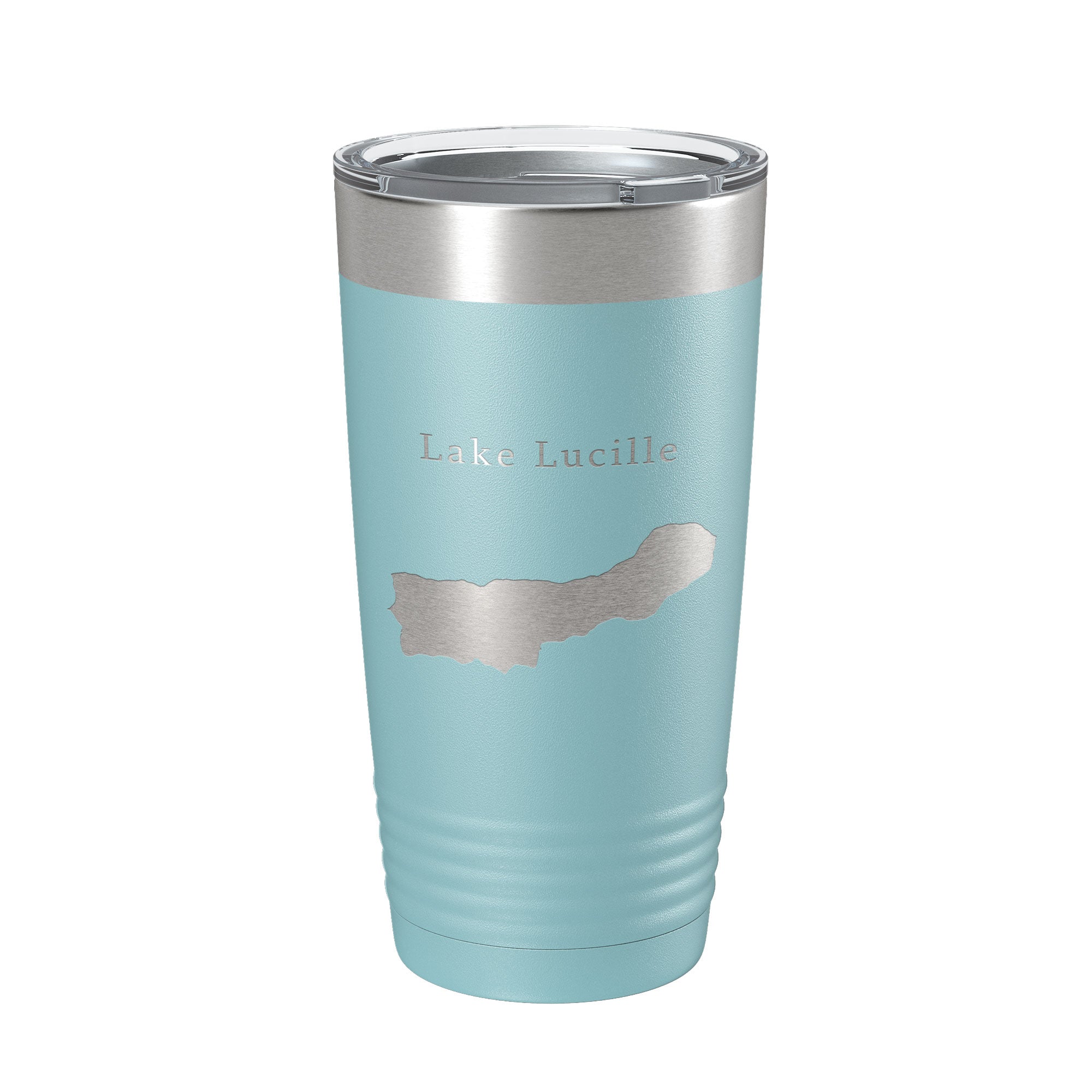 Lake Lucille Map Tumbler Travel Mug Insulated Laser Engraved Coffee Cup Alaska 20 oz-13