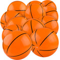 durony 12 Pieces Basketball Beach Ball 11 Inch Inflatable Basketball Bouncing Sports Ball Bouncy Toy Favors for Basketball Birthday Party Summer Beach Pool Games Decorations